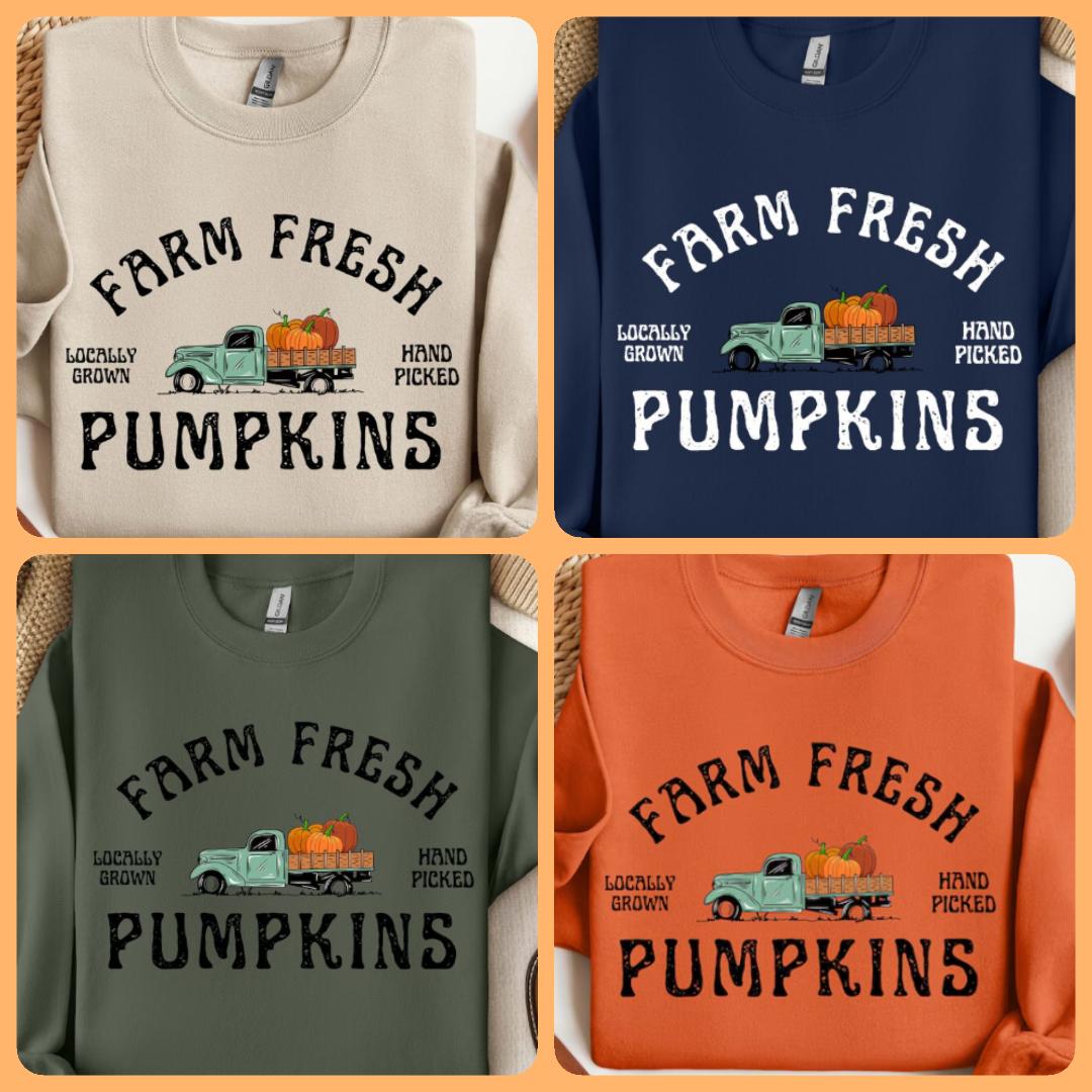 Farm Fresh Pumpkins Sweatshirt